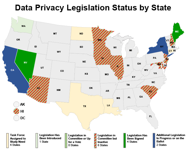 data privacy map